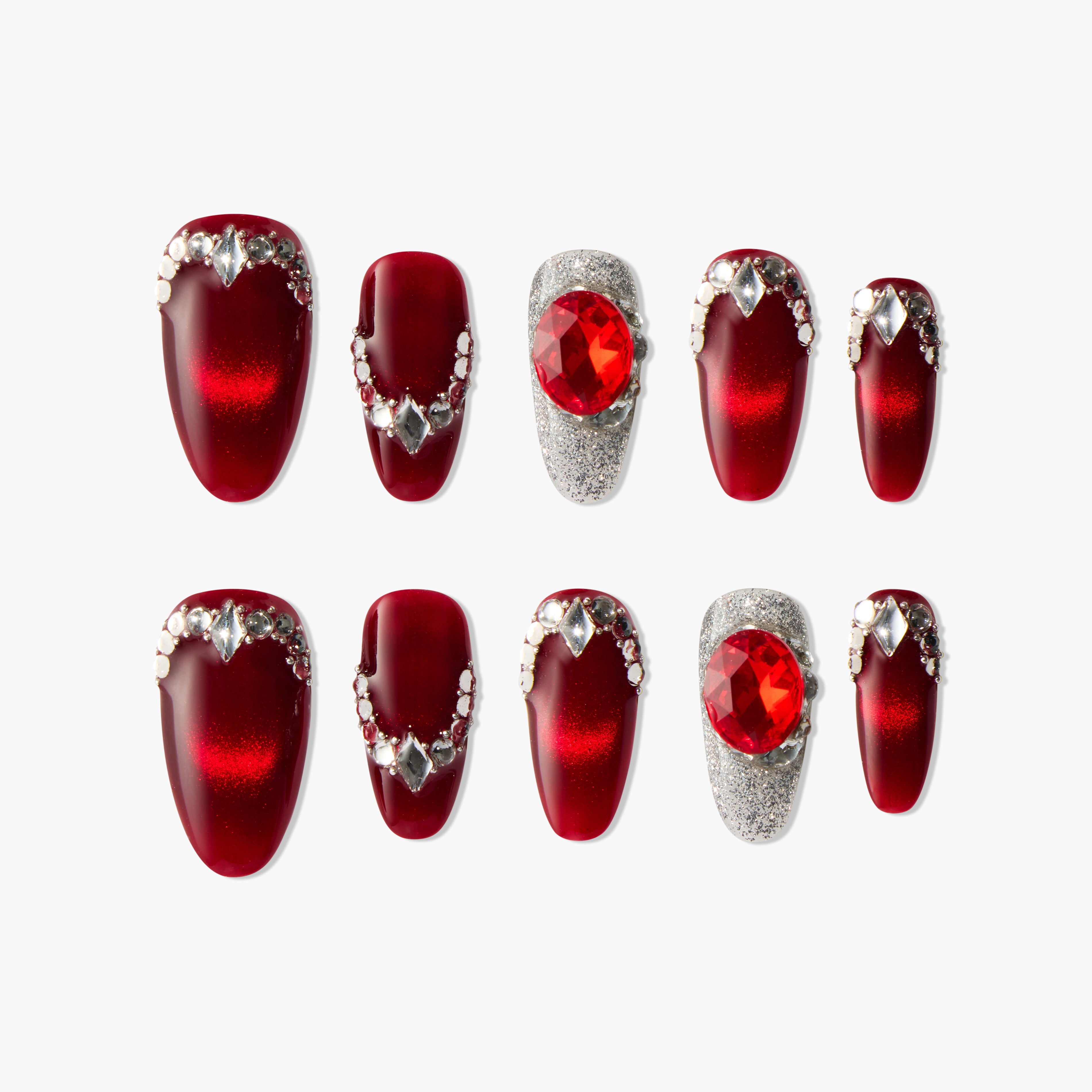 Ruby Luxe (Almond) - Emily's Nail
