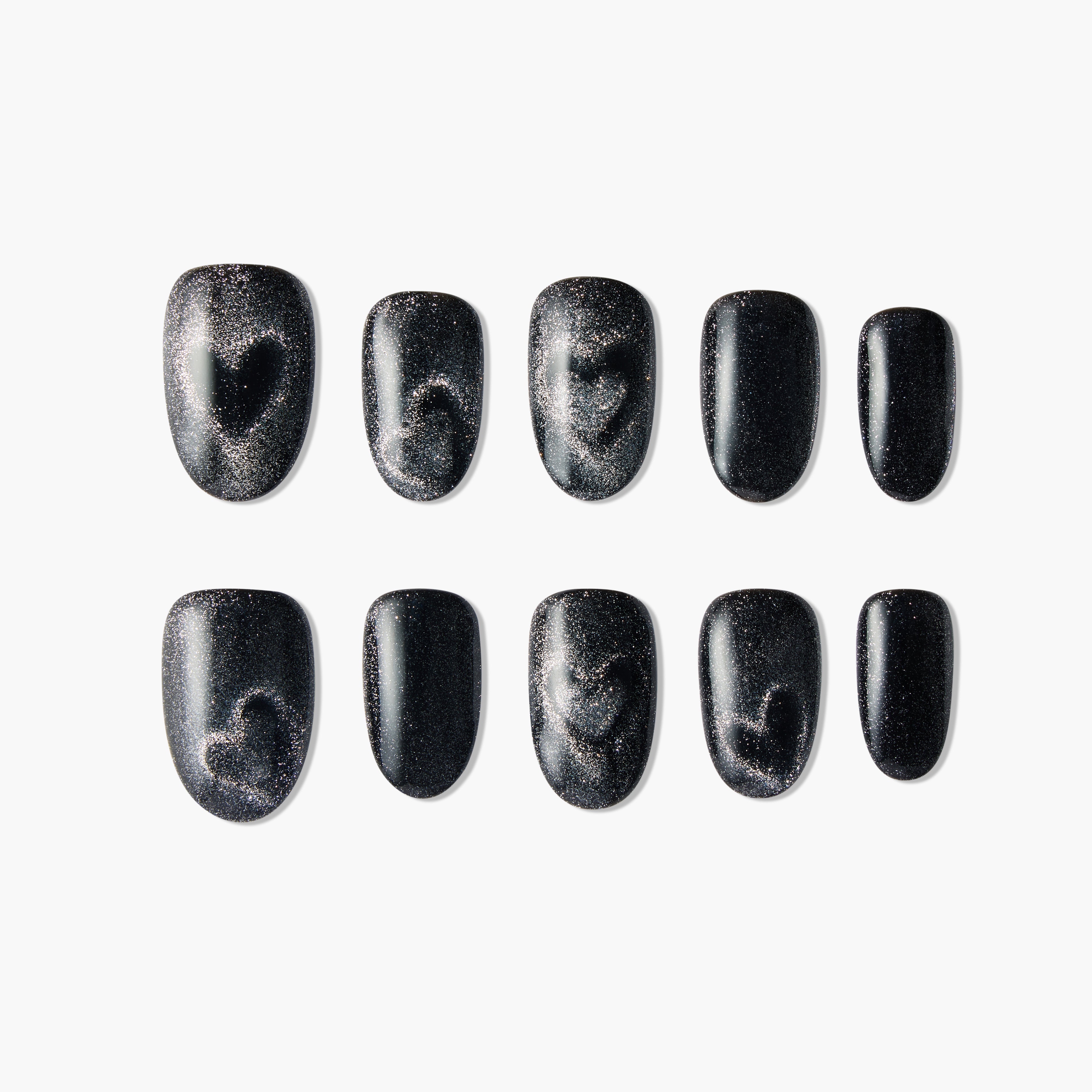 Starry Night Heart - Emily's Nail