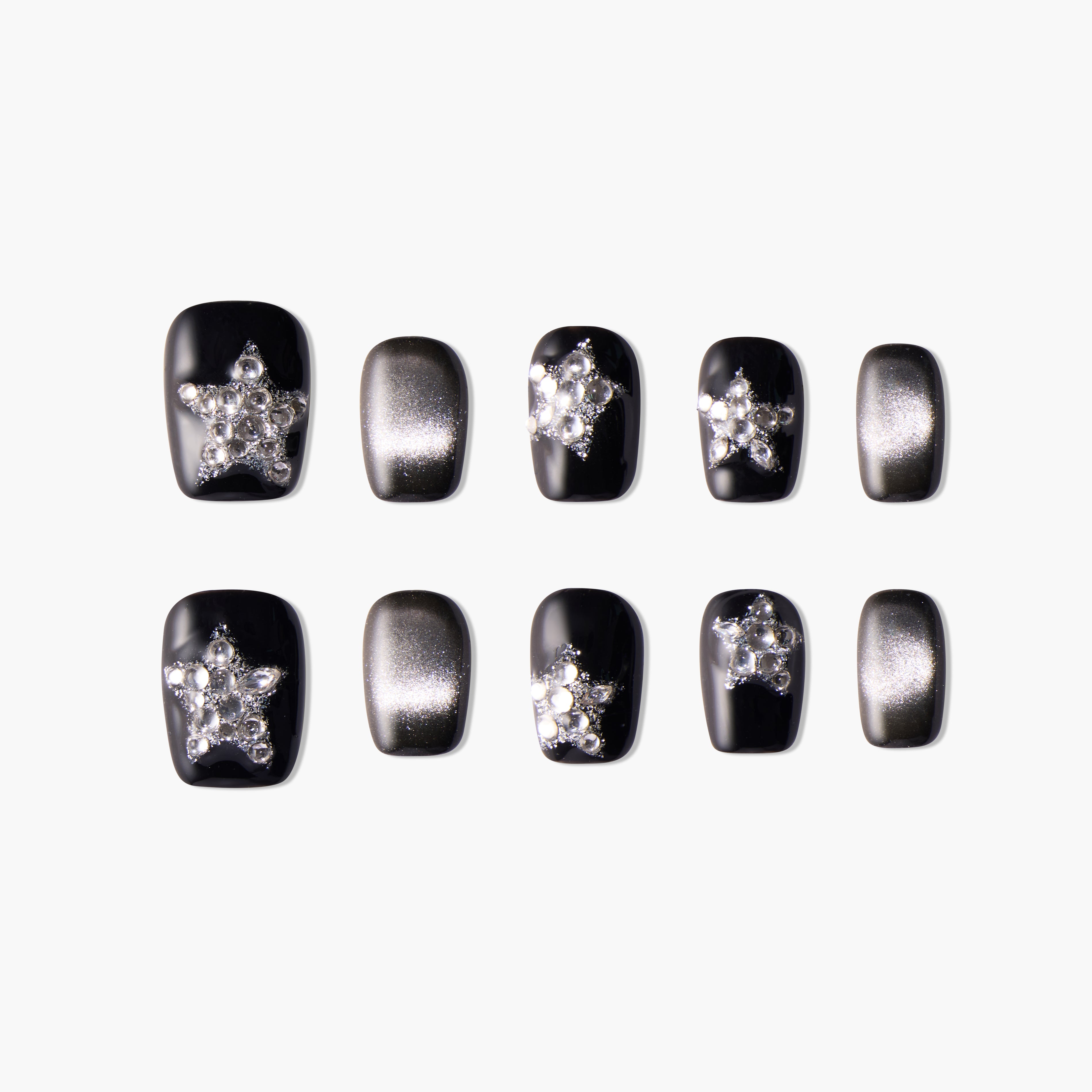Starry Silver Night - Emily's Nail