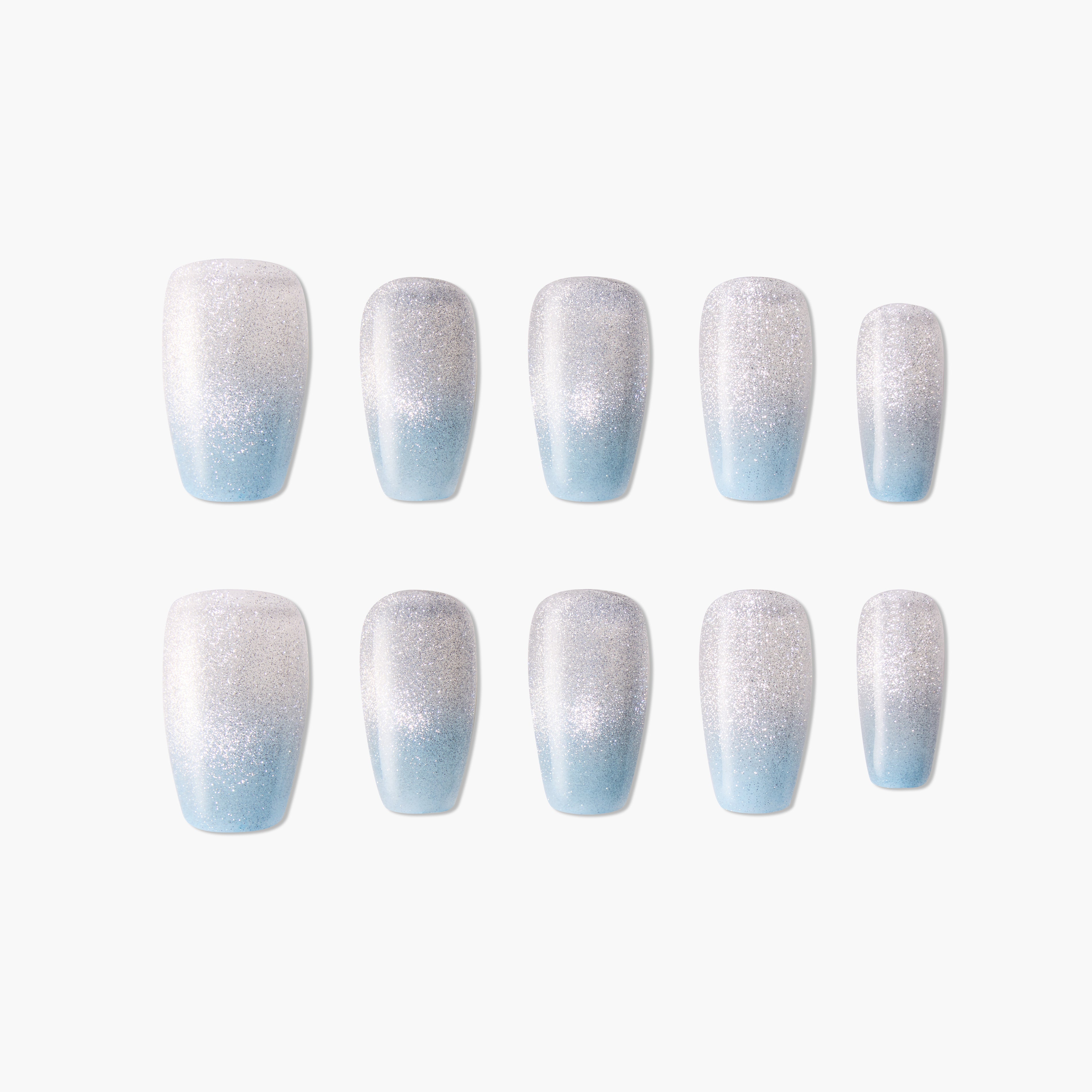 Frosty Silver Snow - Emily's Nail