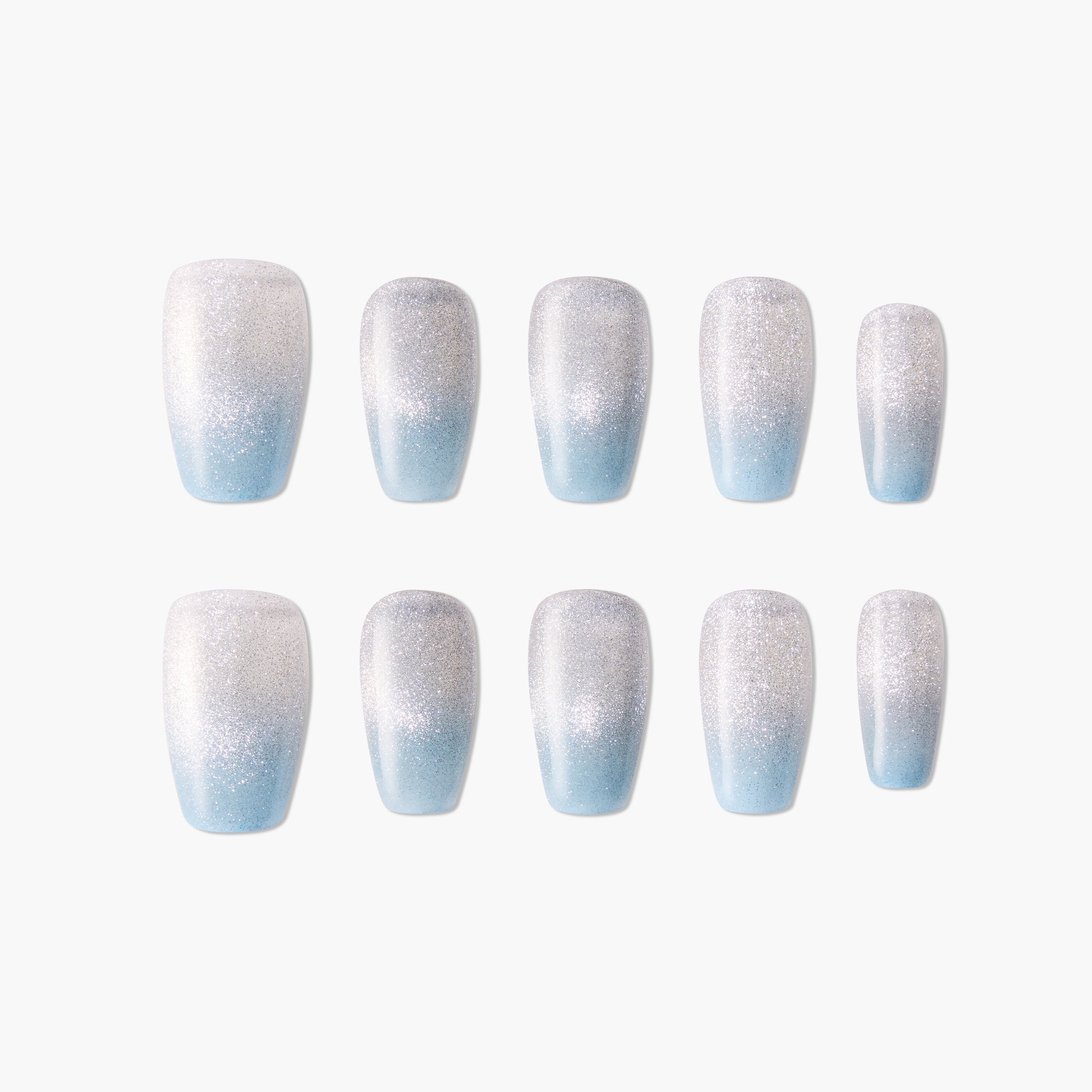 Frosty Silver Snow - Emily's Nail