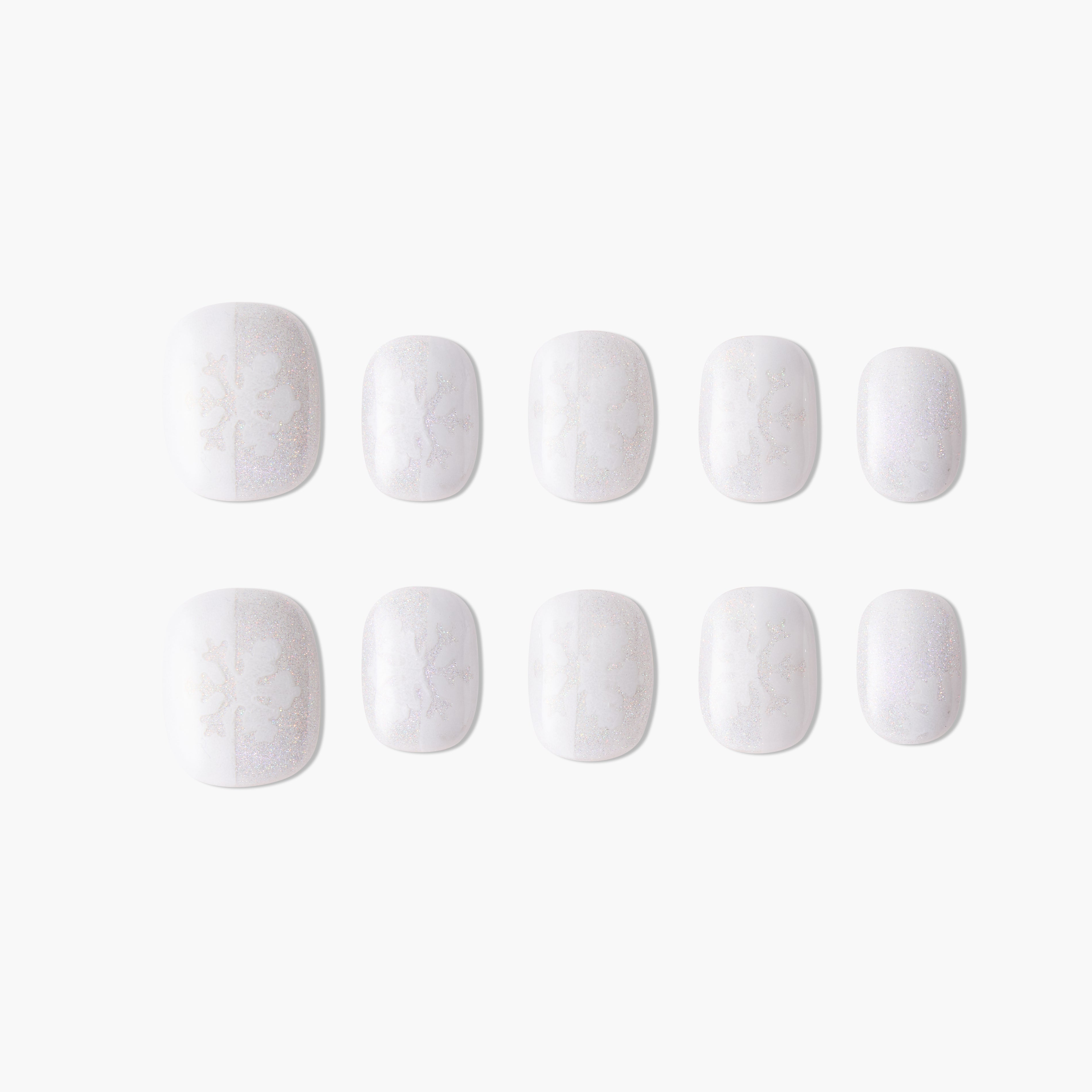 Snowflake Crystal Rhythm - Emily's Nail