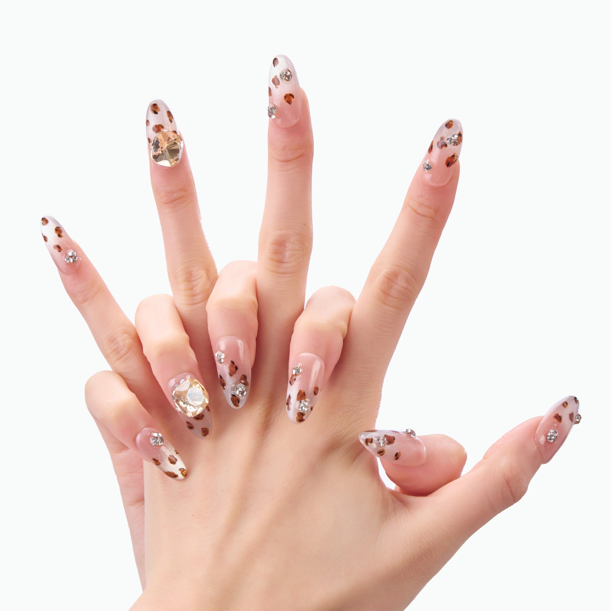 Leopard Print Sparkle - Emily’s Nail