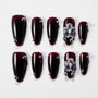 Black Sakura Bloom (Almond) Emily’s Nail