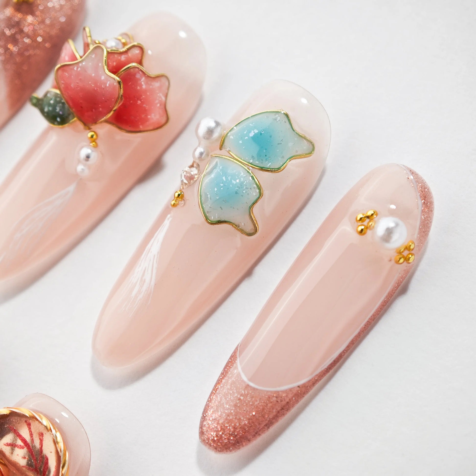 Blossoming Romance Emily’s Nail