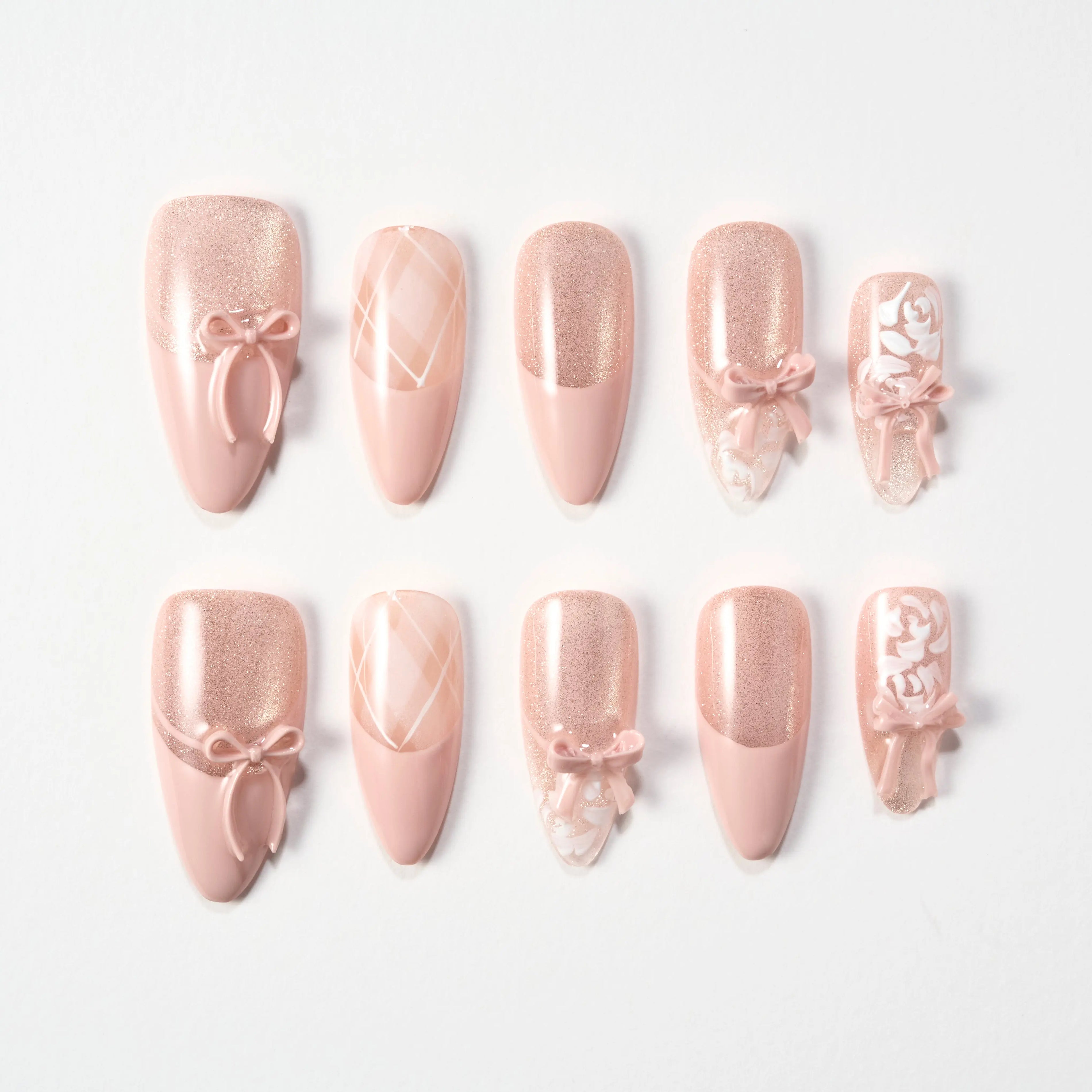 Blush Gold Tale Emily’s Nail