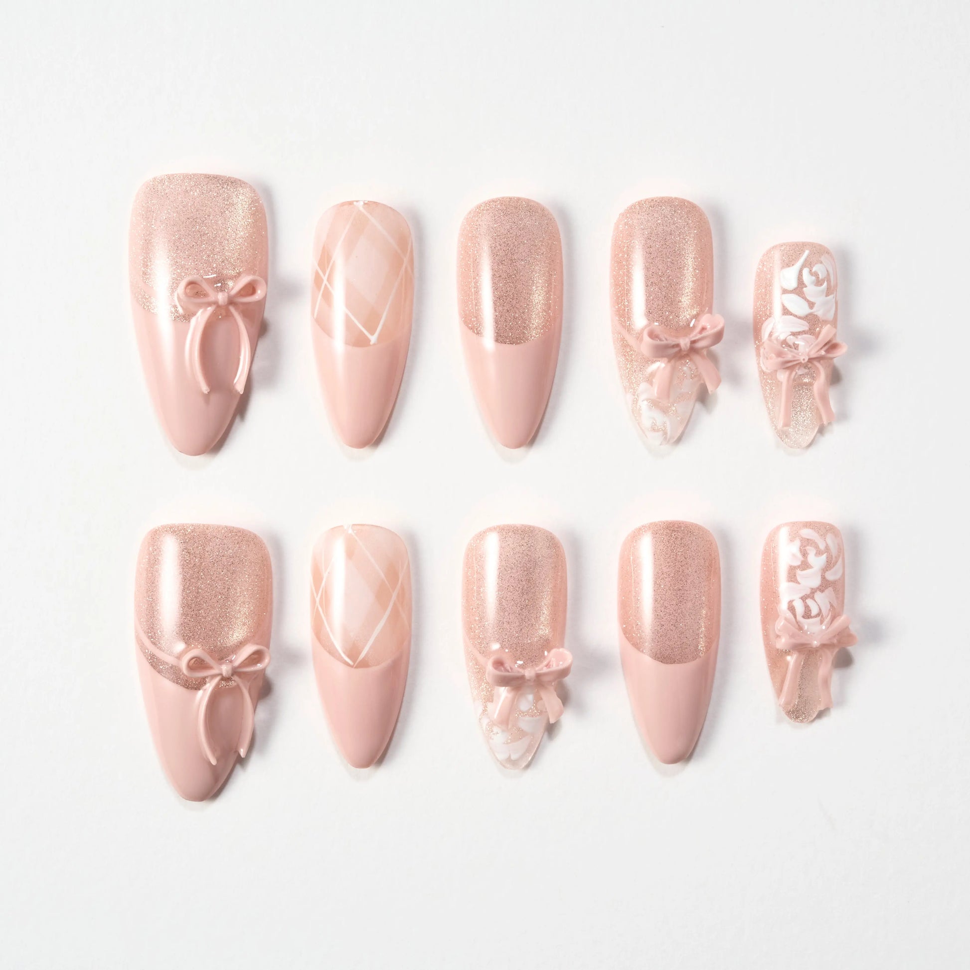 Blush Gold Tale Emily’s Nail