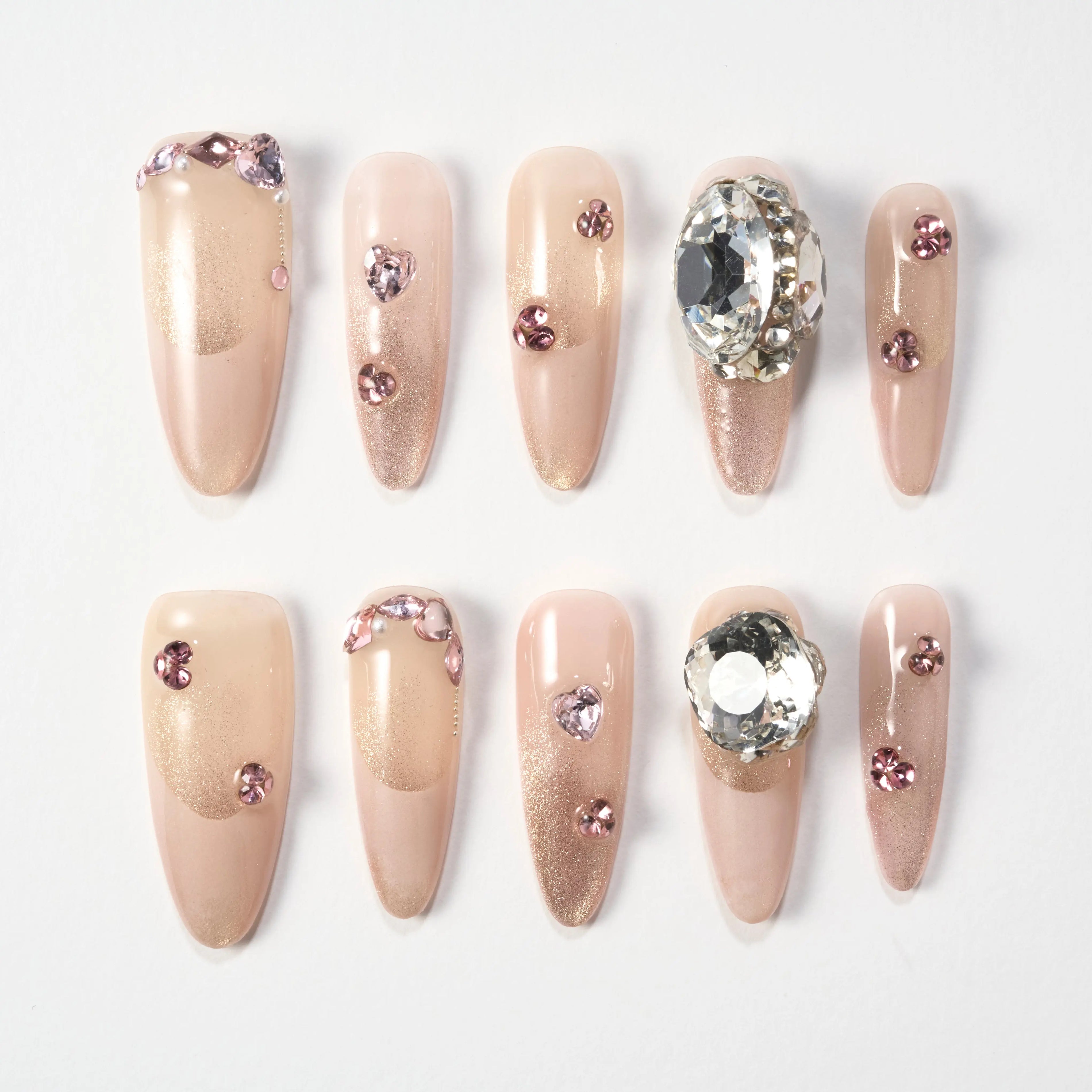 Champagne Stardust Emily's Nail