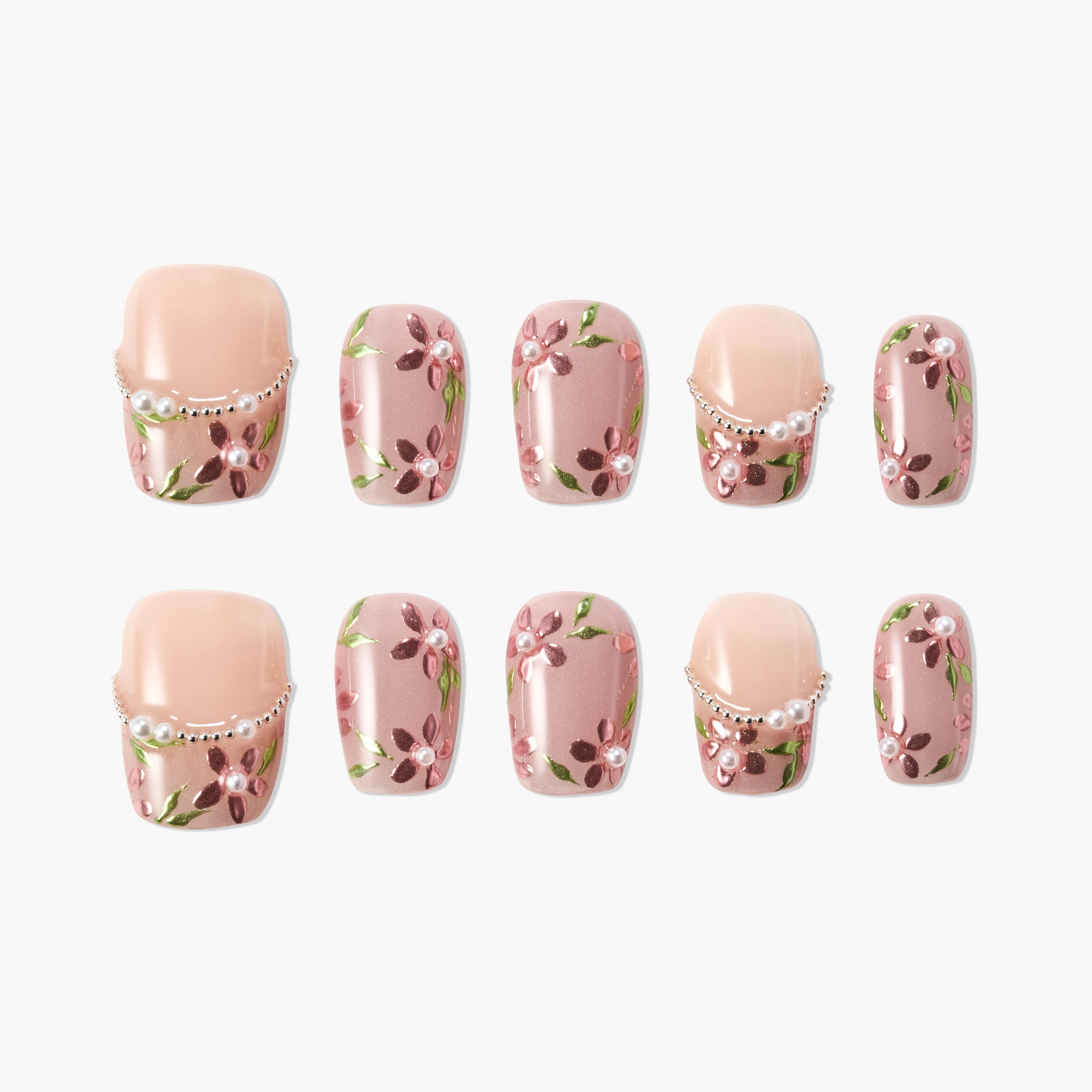 Cherry Blossom Charm (Square) Emily’s Nail