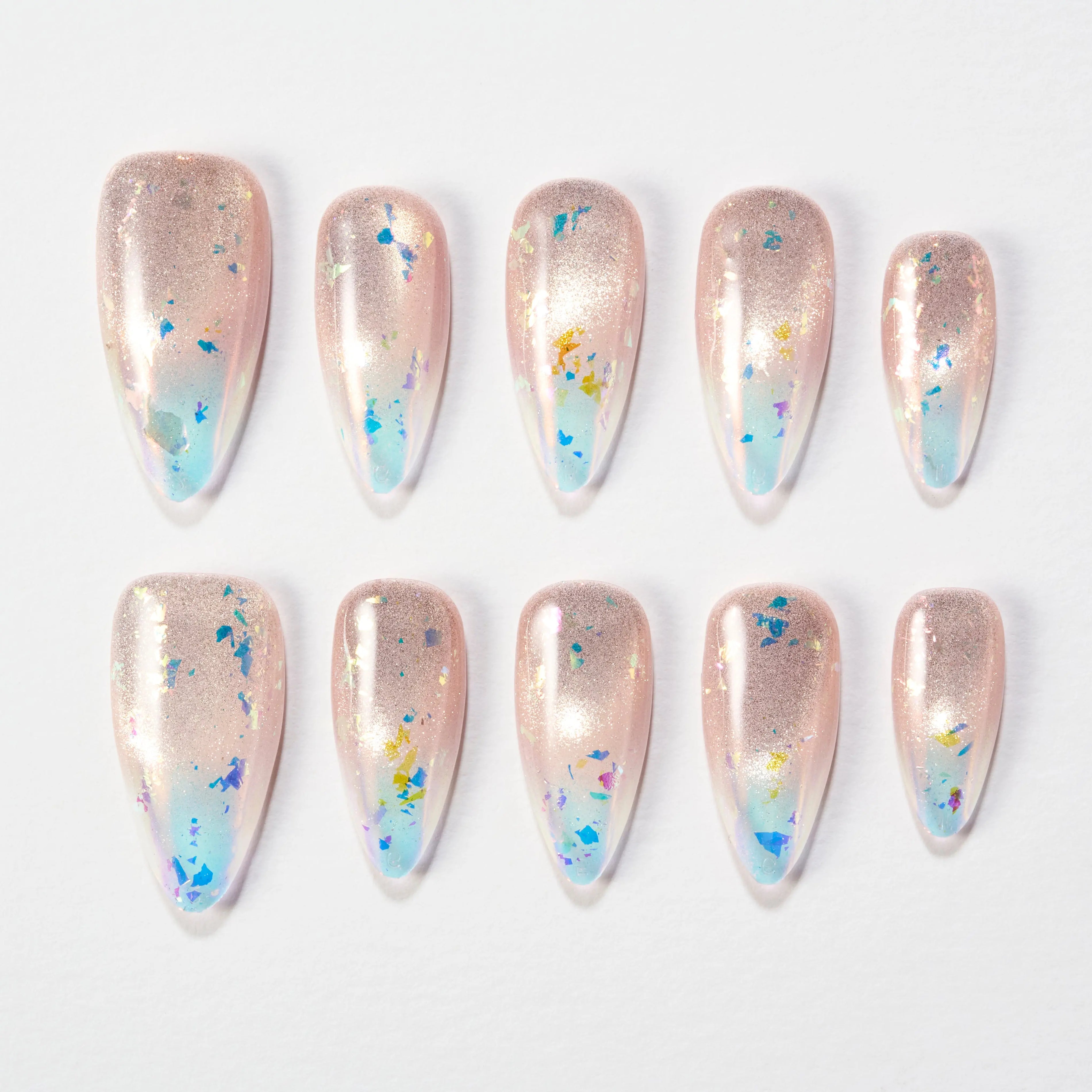 Colorful Stardust Emily’s Nail