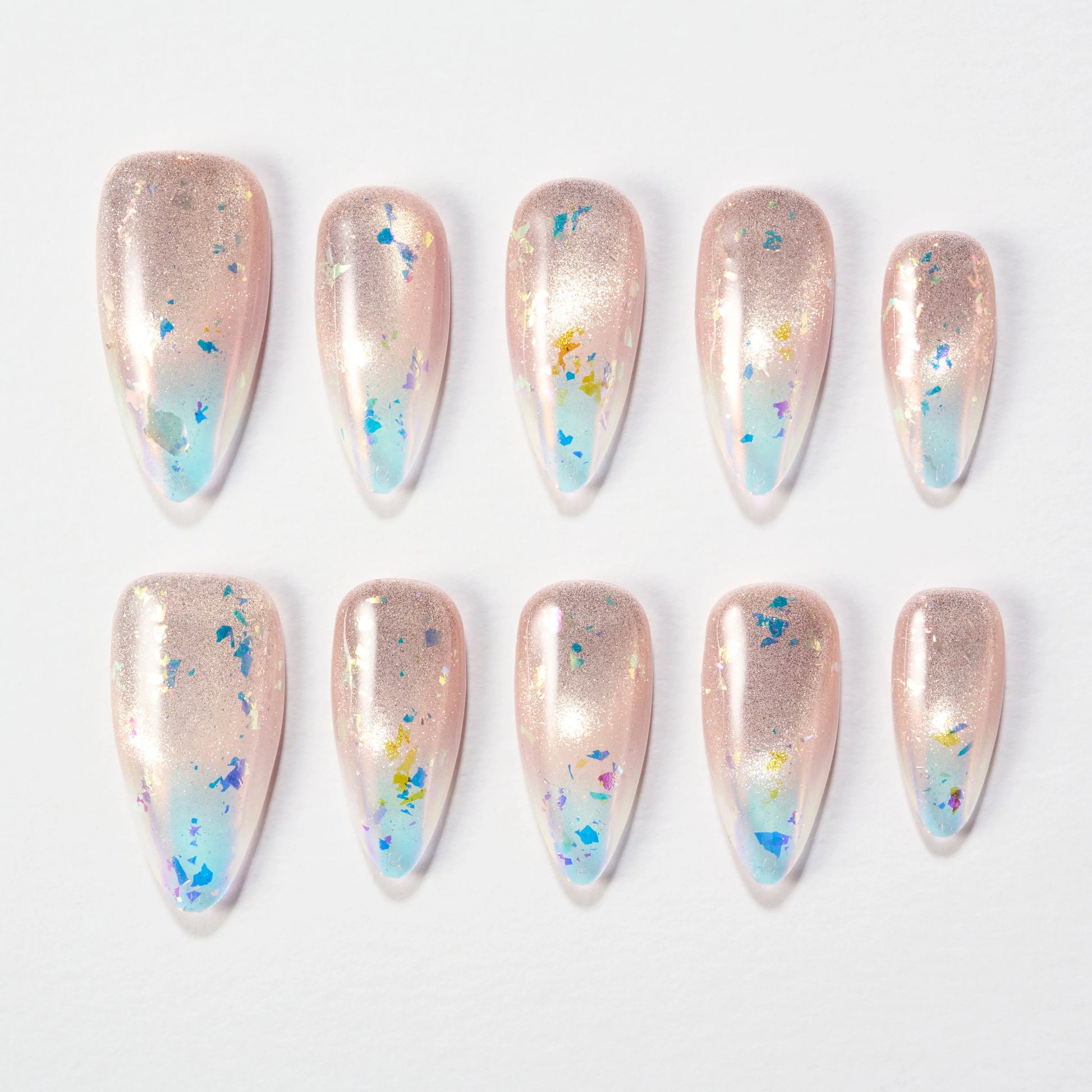 Colorful Stardust Emily’s Nail