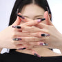 Crimson Diamond Veil Emily's Nail