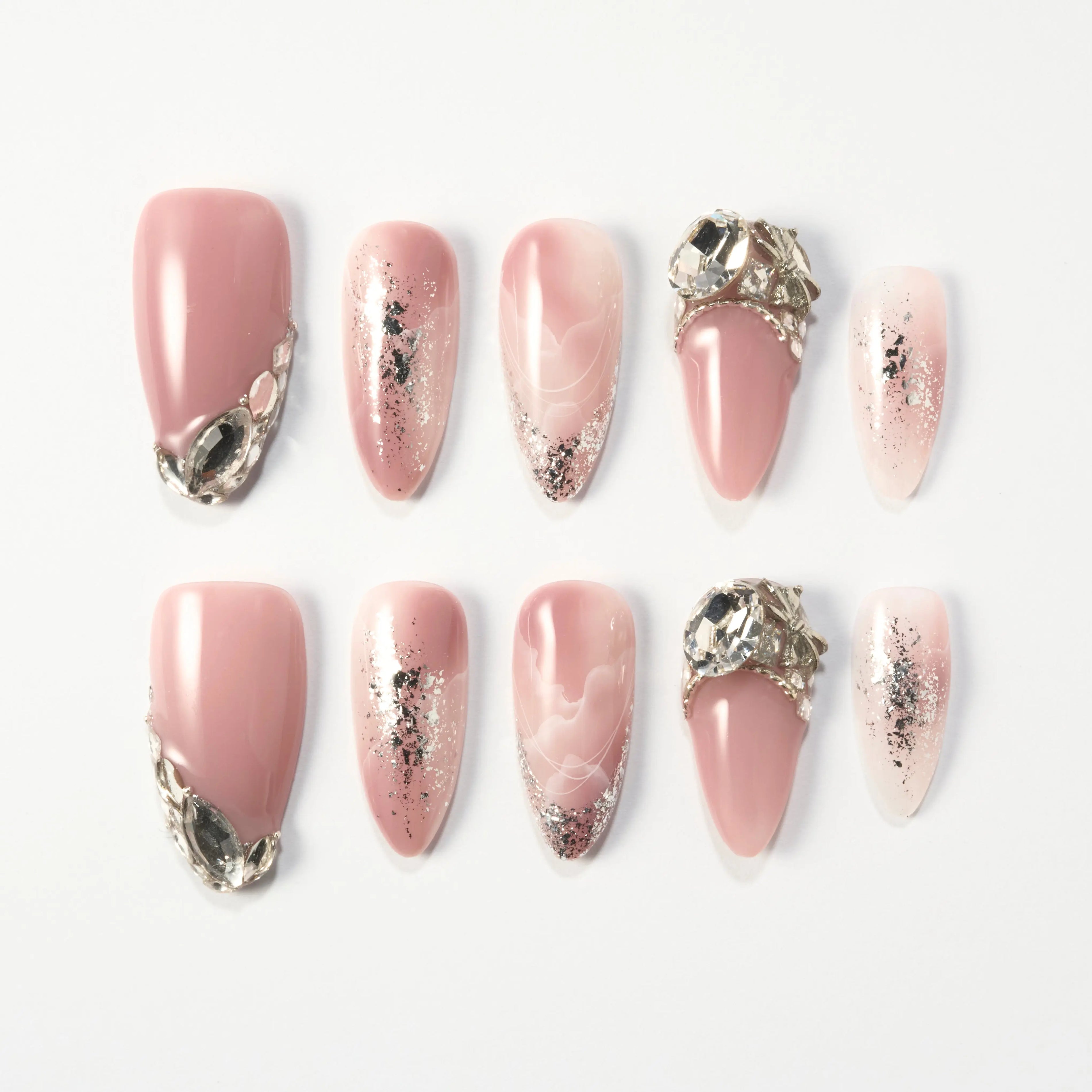 Crystal Rose Emily’s Nail
