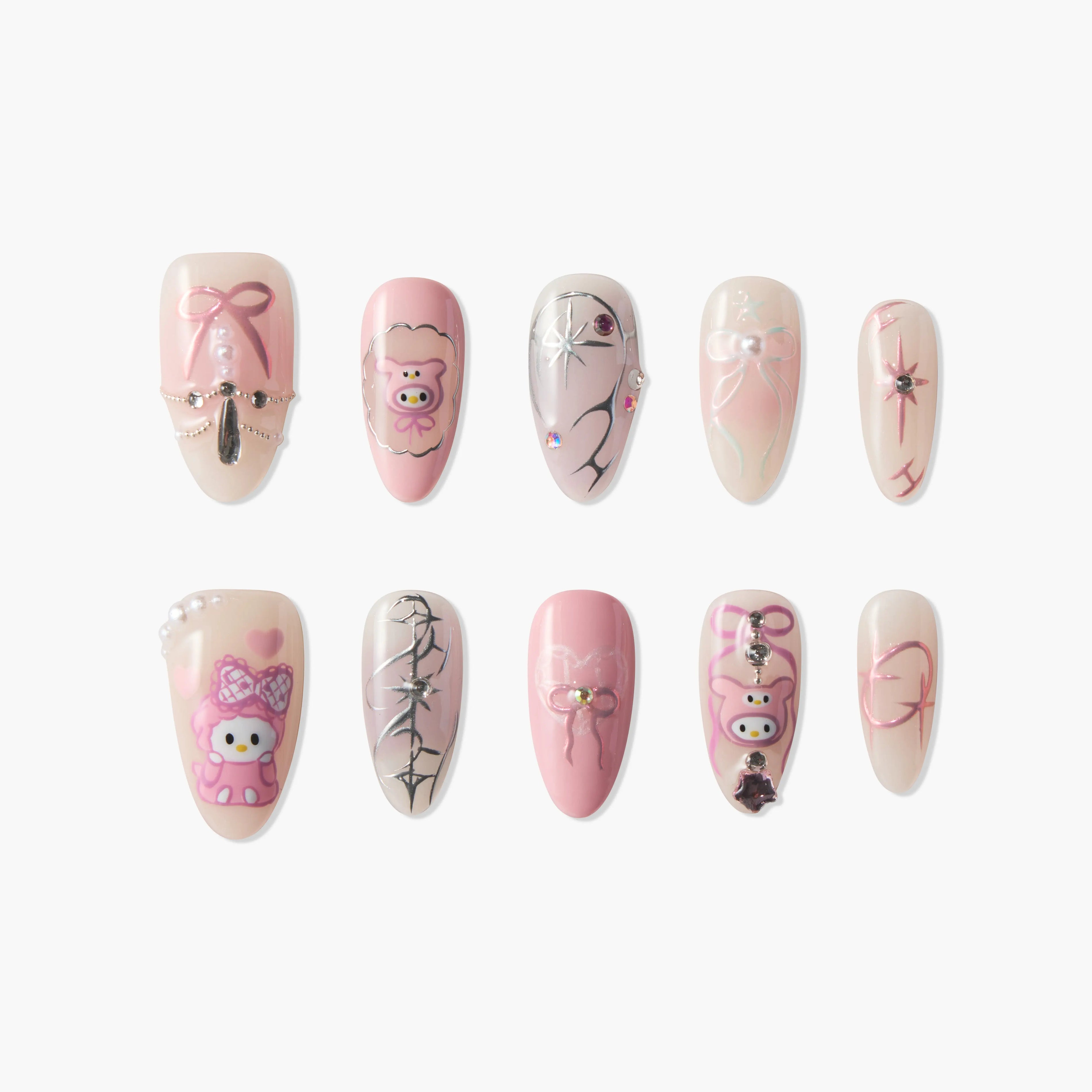 Dreamy Sweetheart Emily's Nail