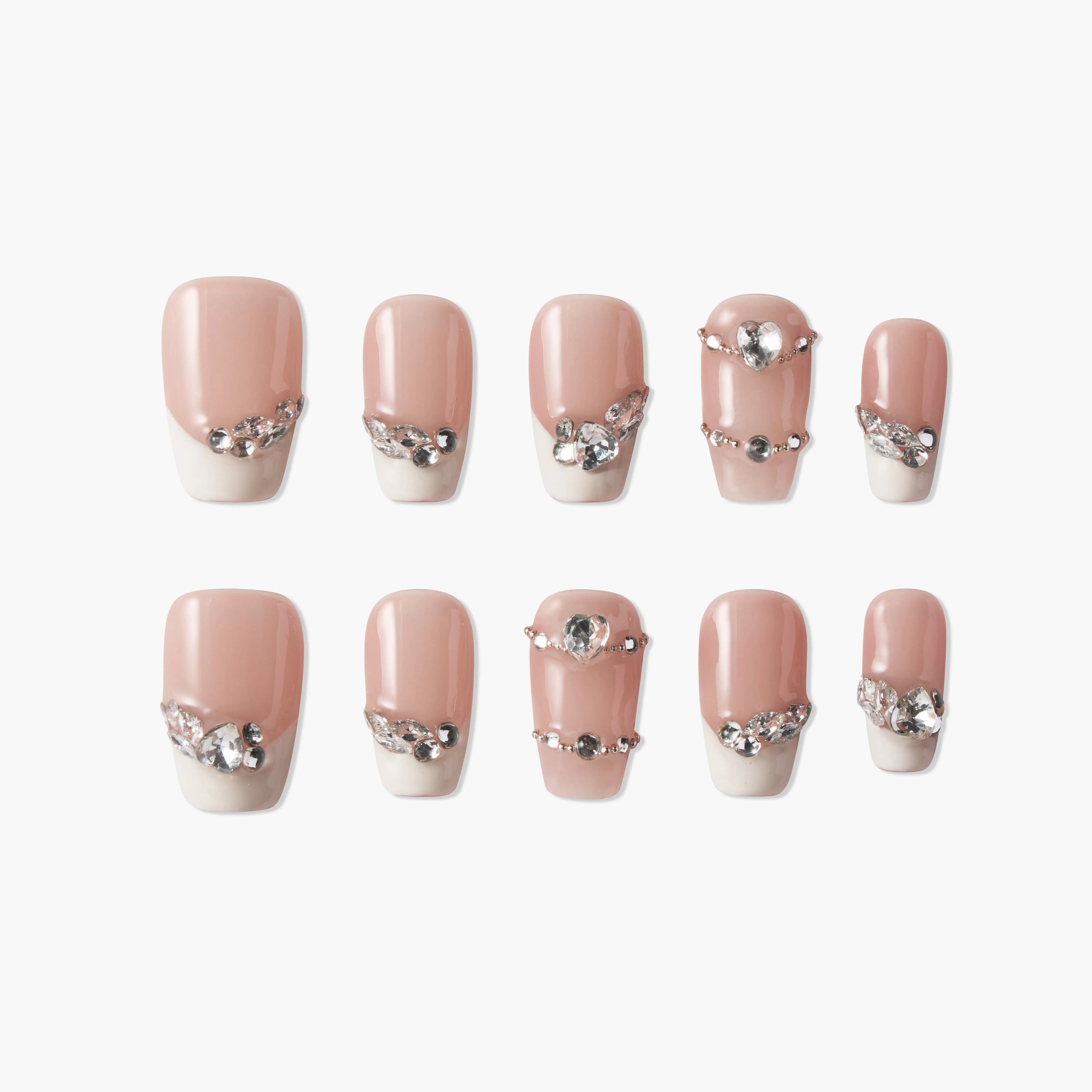 Elegant Chic (Coffin) Emily's Nail