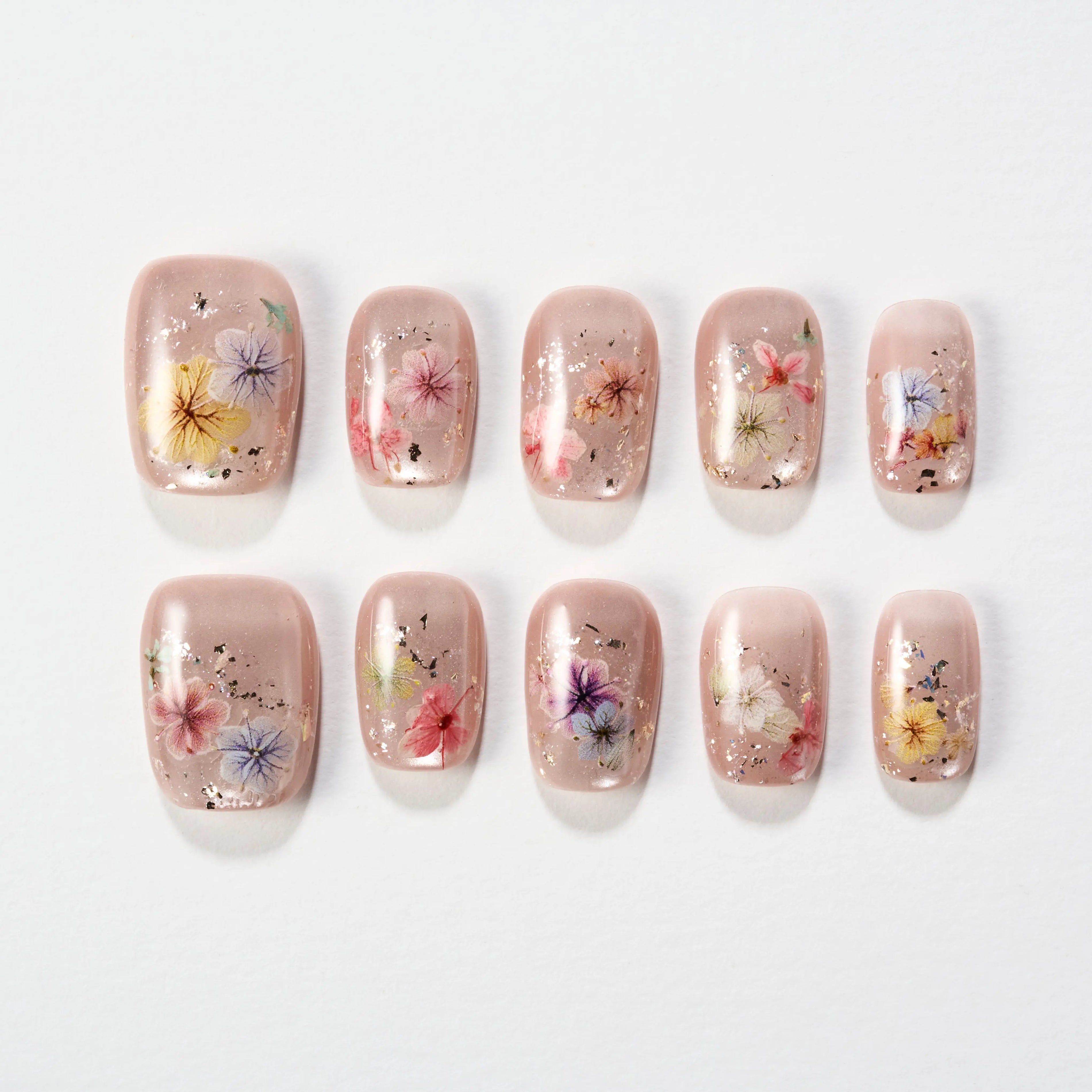 Floral Essence (Square) Emily’s Nail
