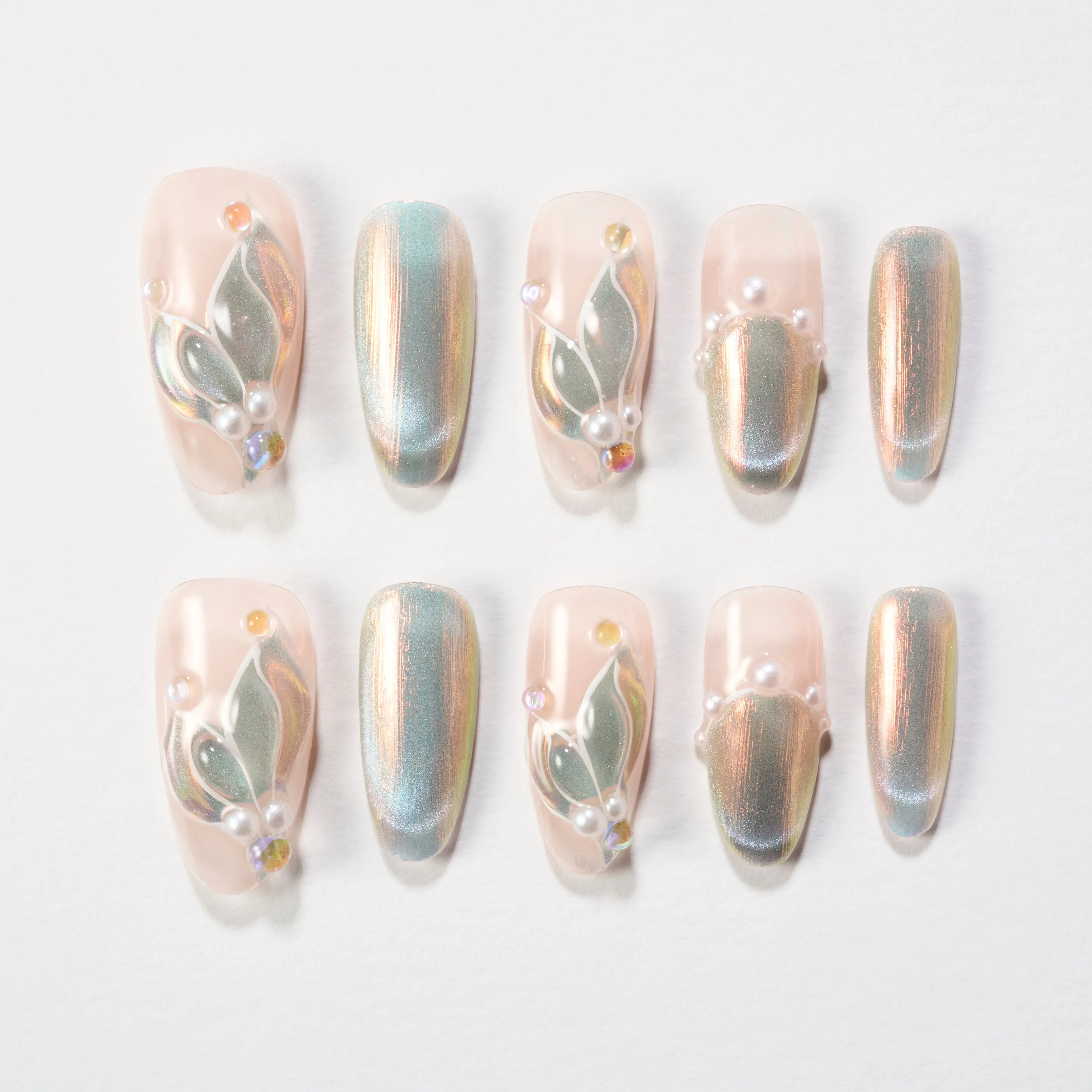 Iridescent Petals Emily’s Nail