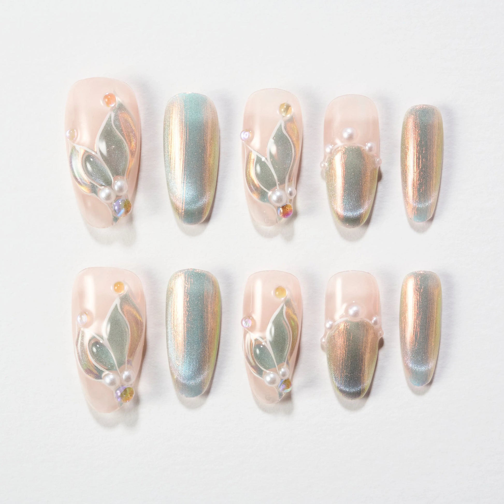 Iridescent Petals Emily’s Nail