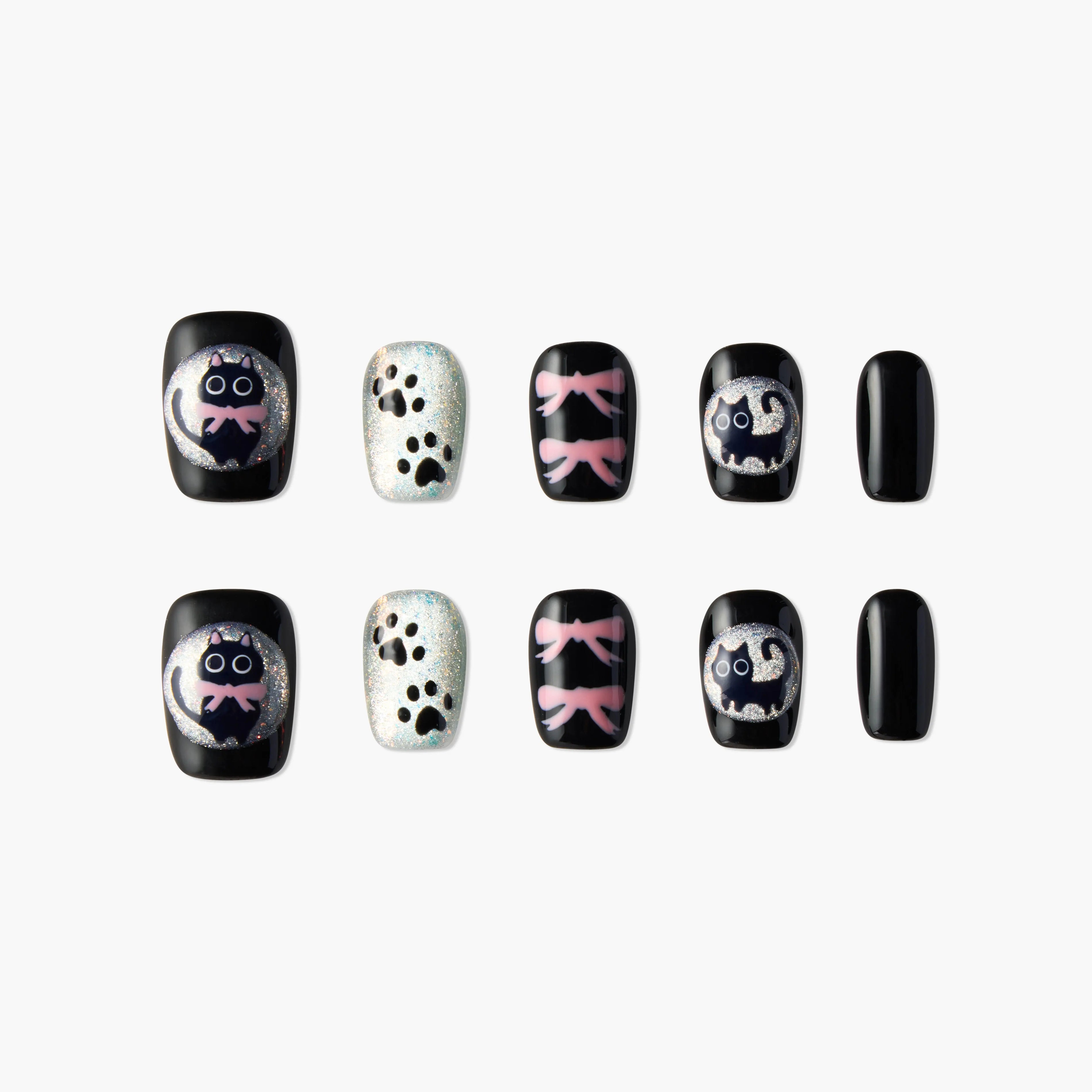 Midnight Kitty Emily's Nail