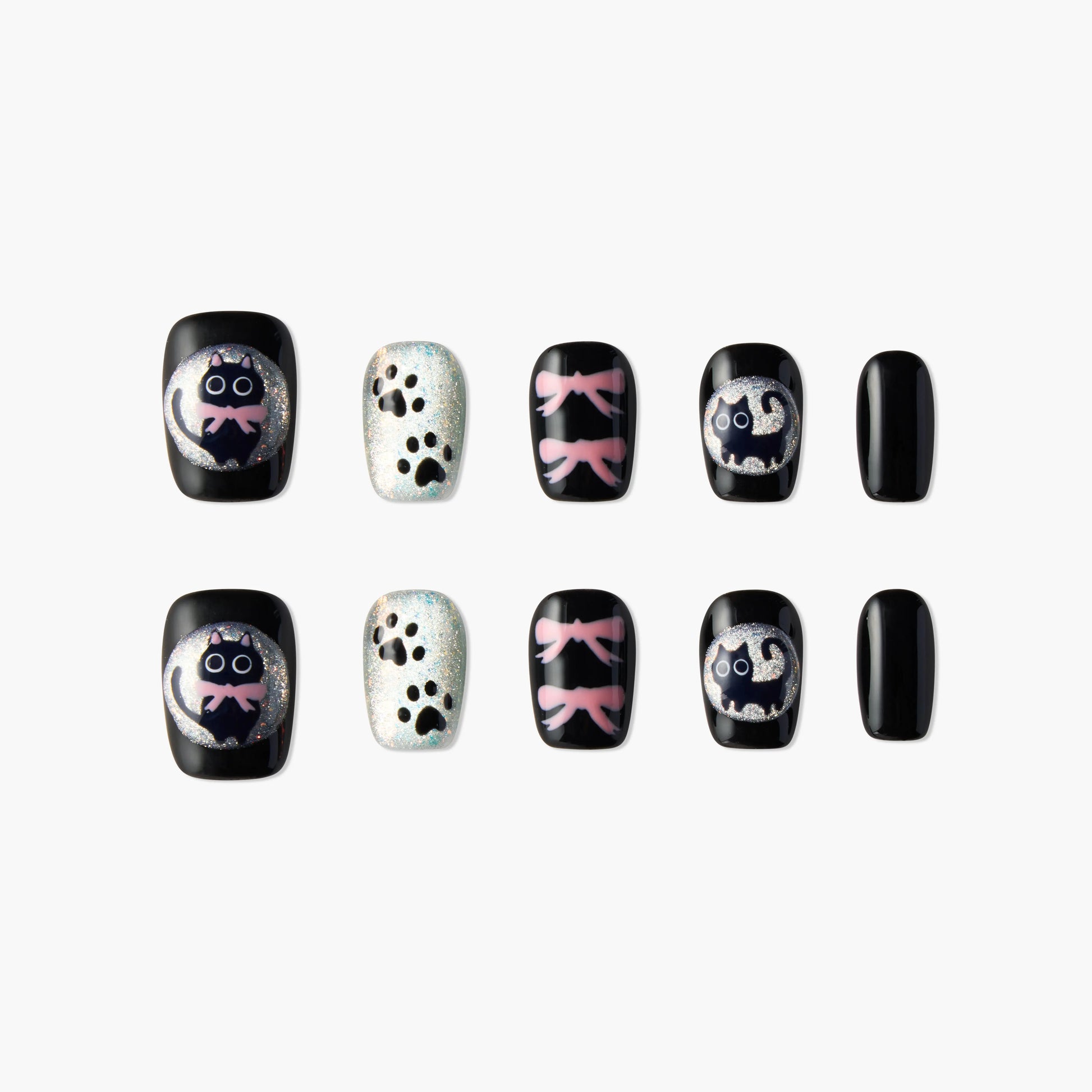 Midnight Kitty Emily's Nail