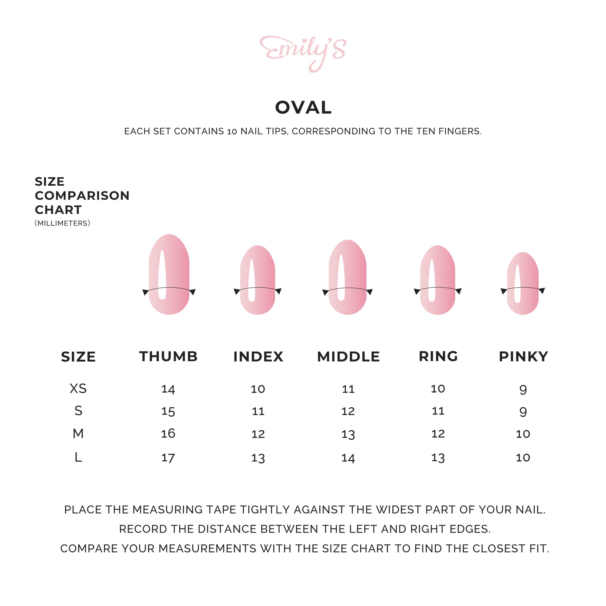 Oval Press-On Nails