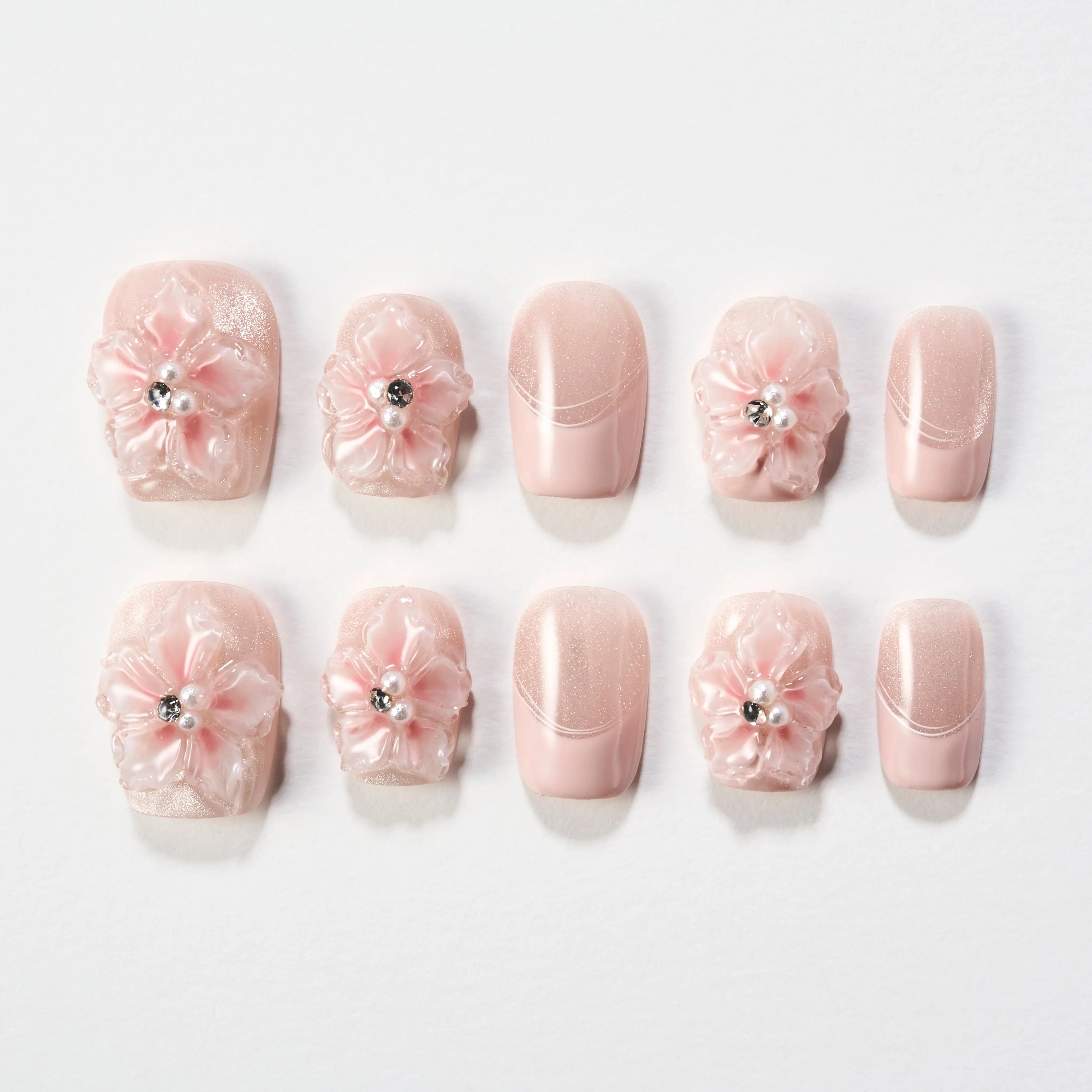 Petal Whisper (Square) Emily’s Nail