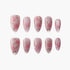 Pink Sparkling Floral Emily's Nail