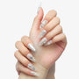 Silver Veil Elegance Emily's Nail