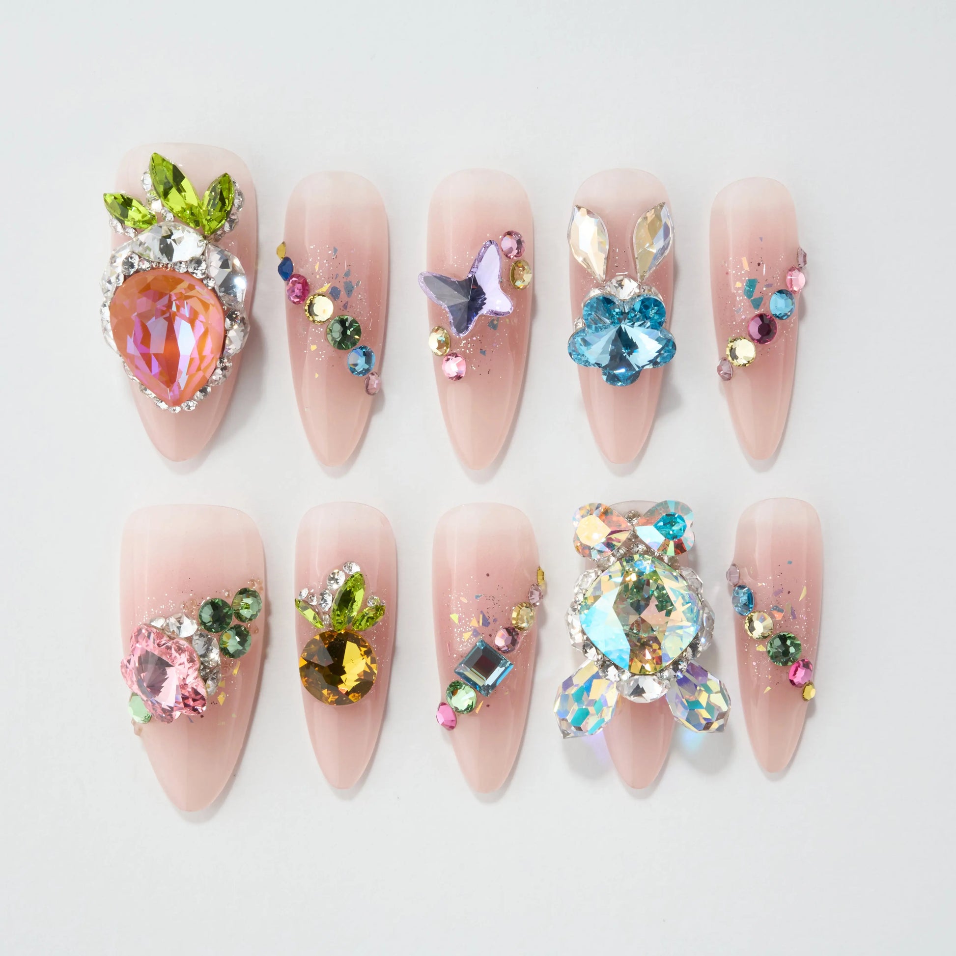 Sparkling Jewel Garden Emily’s Nail