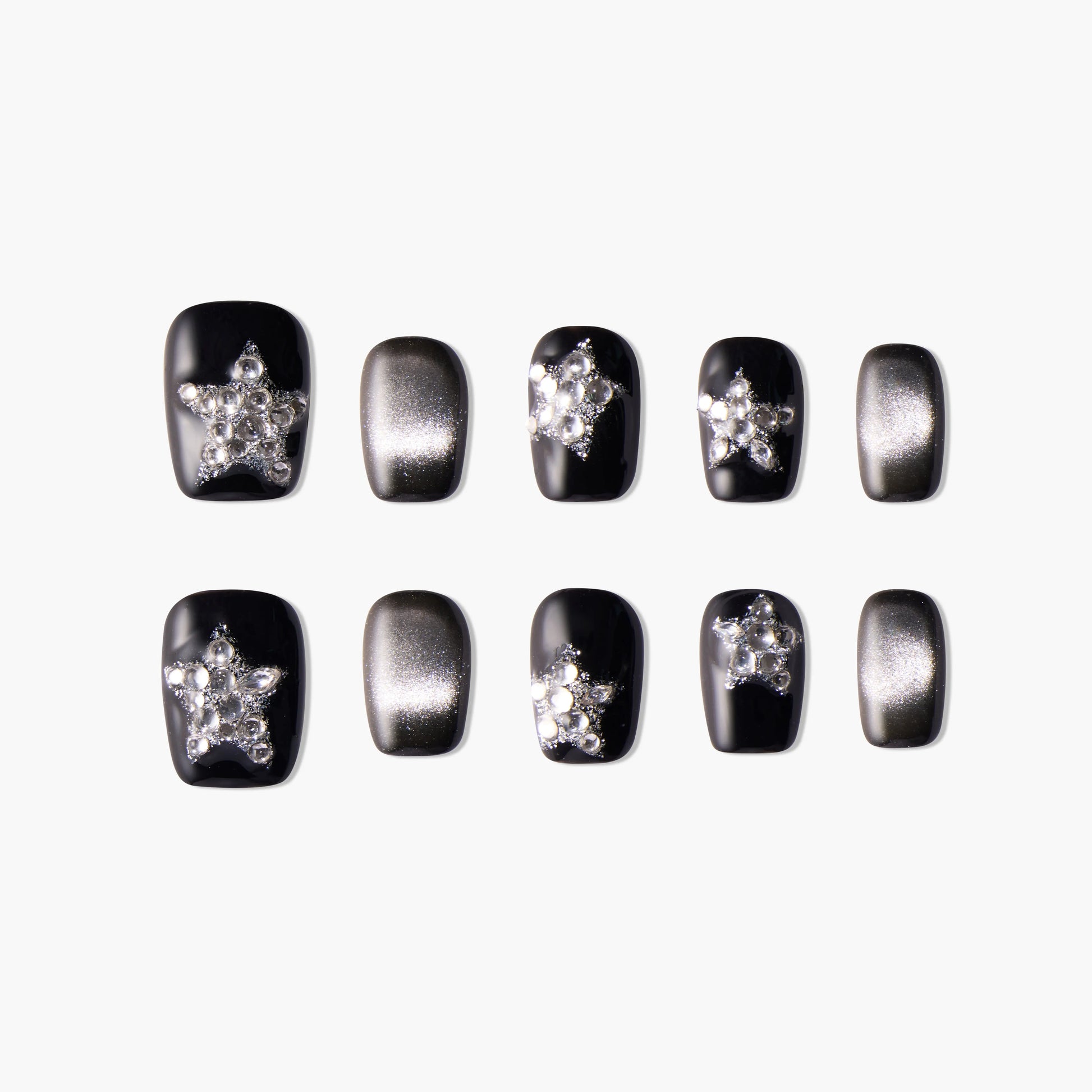 Starry Silver Night Emily's Nail