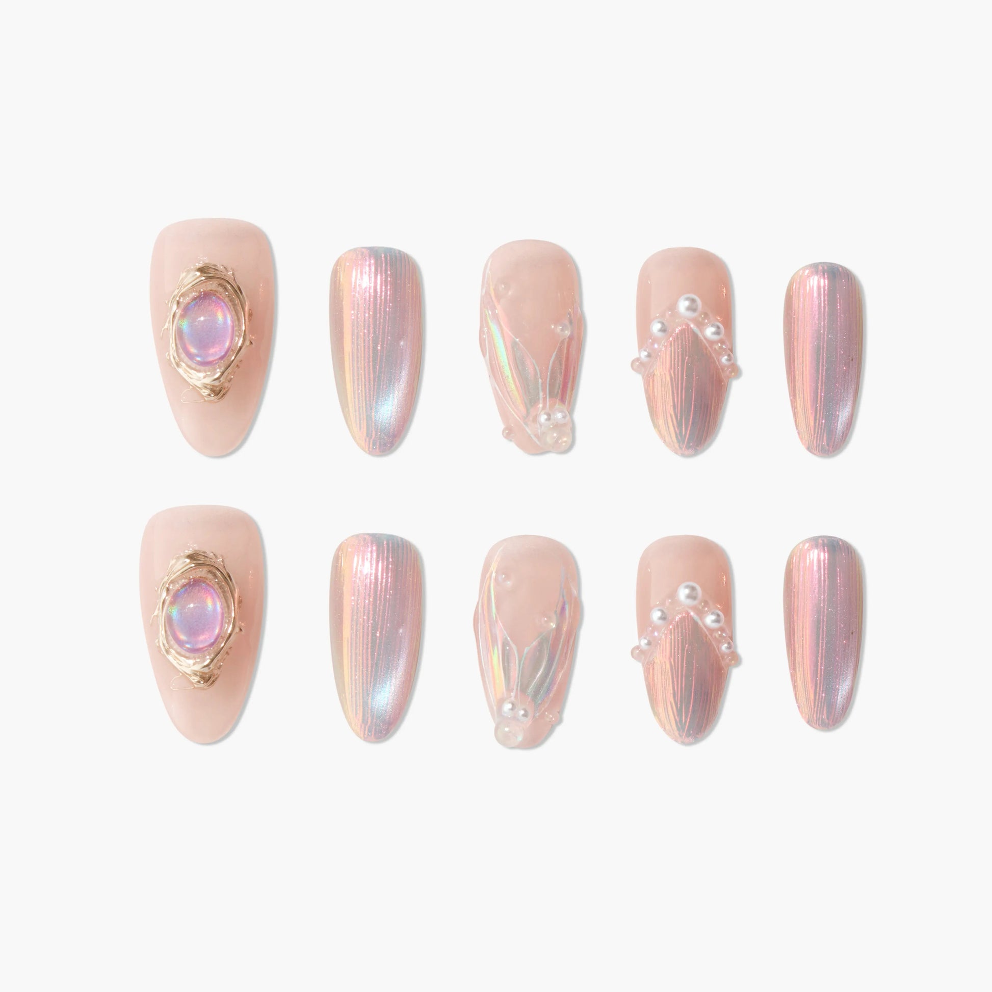 Stellar Pearl Glow Emily's Nail