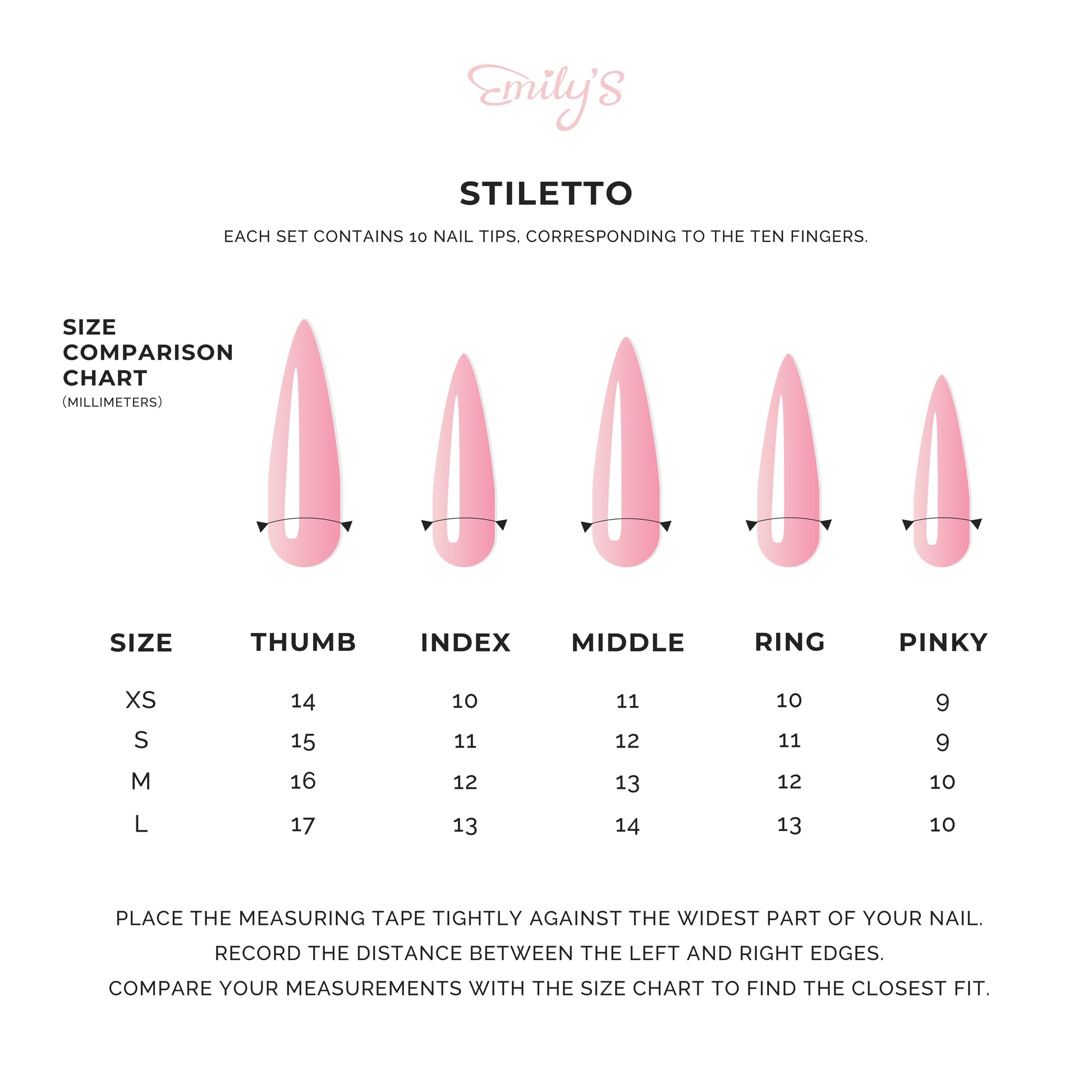 Stiletto Press-On Nails